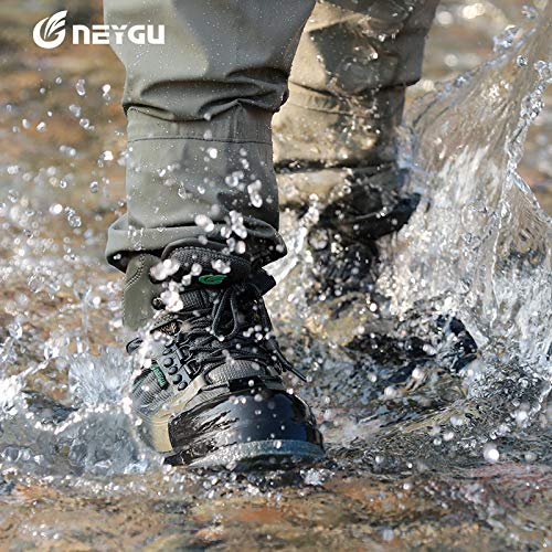 NEYGU Men&Women Breathable Quick-Dry Wading Shoes for Fishing and Hunting,Used for Neoprene Stocking Foot Wader, Felt Sole US13 - Thumbnail 7