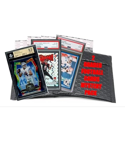 Amazon.com: Graded Mystery Football Card | MPE Graded Football Card