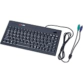 M MC Saite MCSaite Wired PS2 Trackball Keypad - Keyboard and Roll Mouse Combo - 11.8x7.5x1.4 Inches - for PC Laptop Notebook Desktop - US English Layout - Black