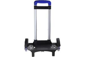 LKOOFHNM Backpack Trolley Foldable Trolley Cart 6 Rolling-Luggage Carts Aluminium Alloy Luggage Hand Cart for School Bags Foldable Trolley Cart Backpack Trolley Aluminium Alloy Hand Cart for School