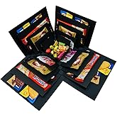 LOOMROOT Gift Box for Holidays, 5 Layer Surprise Picture Box Opens Up, Multi Layer DIY Photos Gift for Birthdays (BLACK)