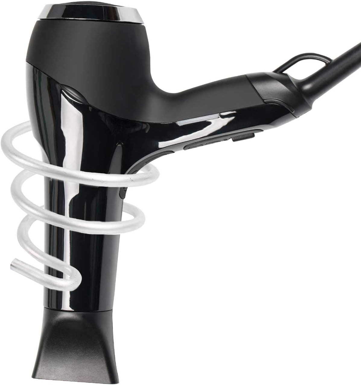 Wall Mounted Hair Dryer Holder - Silver-Tone - by Trixes, 5 Count (Pack of 1) - Image 5