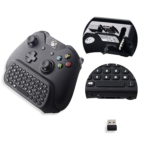 Megadream Audio Compatible Xbox One Controller Keyboard 2 4g Mini Wireless Online Gaming Chatpad With 3 5mm Jack Perfect Listen Music For - 