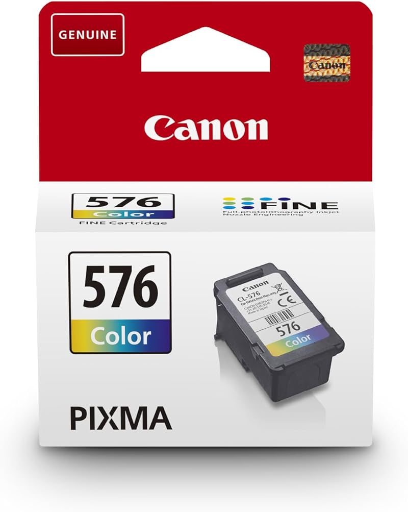 Canon CL-576 Colour Ink Cartridge for PIXMA Printers - 100 Page Yield