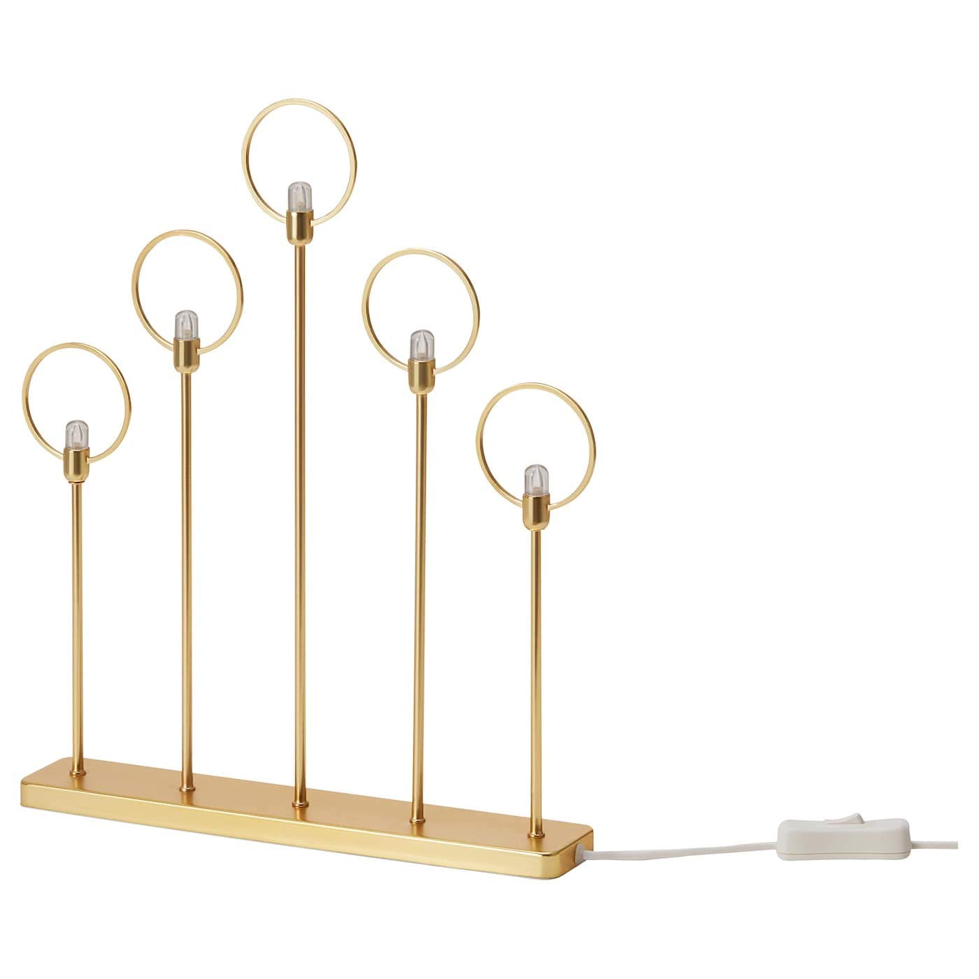 String Fairy Lights Ikea Strala Led 11 Ring Pendant Lamp New