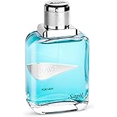 Sapil Rave 100 ml Eau De Toilette Men - Long-Lasting Dubai Toilette, Fresh Spicy Aromatic Scent for Daily Wear, Arabic Toilette with Unique Calabrian Bergamot & Pepper Notes [100 ml - 3.4 oz]