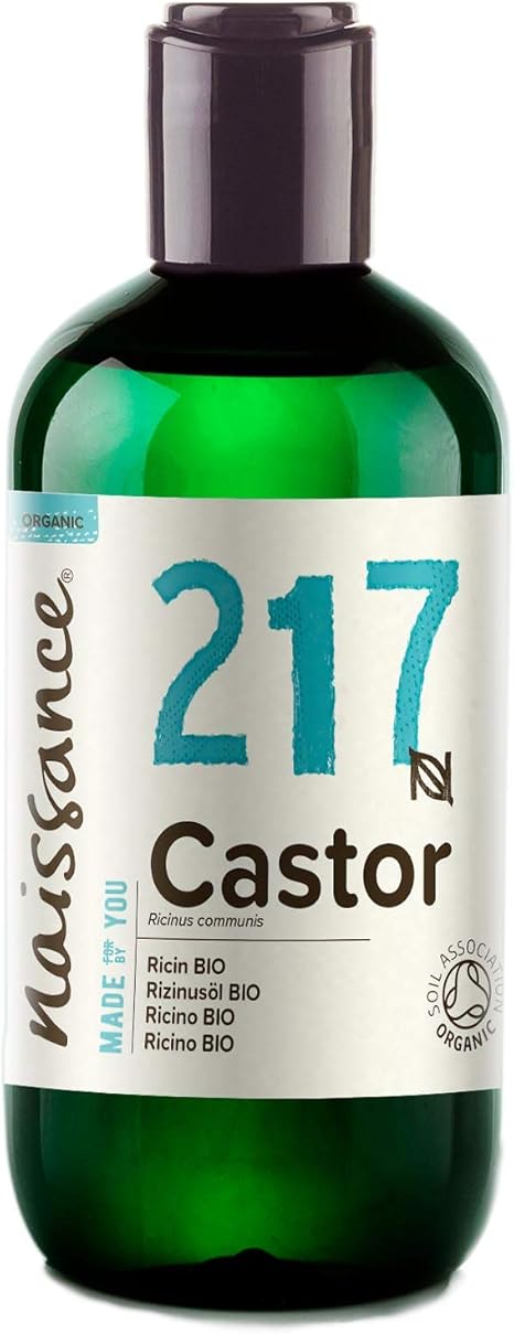 Naissance Organic Cold Pressed Castor Oil No 217 250ml Pure Certified Organic Unrefined Vegan Hexane Free No Gmo Amazon Co Uk Health Personal Care