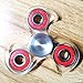 Sunnytech 1PC Fidget Spinner Toy EDC Exquisite Hand Spinner DIY Puzzels for ADHD Anxiety Boredom HS27-3 Red