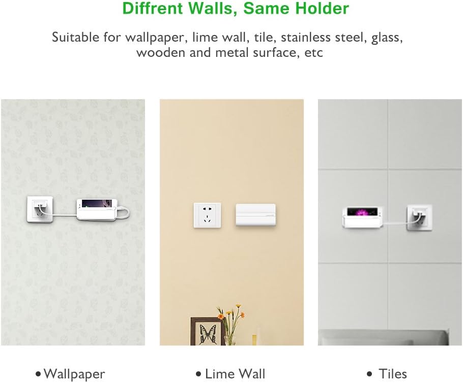 UGREEN Wall Mount Phone Holder with Adhesive Strips - Image 5