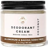 EcoRoots Natural Deodorant for Women, Sensitive Skin Formula Non-Aluminum | Organic deodorant for women, clean non-aluminum deodorant with magnesium, long-lasting odor protection Coconut Scent