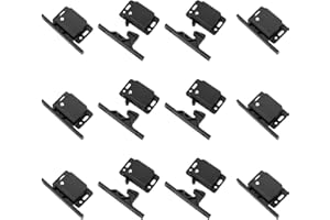 GYNTHIAS RV Cabinet latches and Catches/Drawer Latch Universal Push-to-Close Grabber Catch, Baby or Cat Proof Ideal for Motorcoach,RV Motorhome,Boat,Camper,Trailor,Home,OEM Replacement (12)