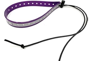 SPARKY PET CO Replacement GPS eCollar with Adjustable Bungee, Multi-Hole Design, and Secure Toggle Closure for Small Dogs (Purple, Small Neck) Reflective