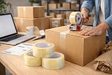 1ABOVE Clear Packing Tape 48mm x 66m 3 Rolls 54 Micron Heavy Duty Adhesive view 5