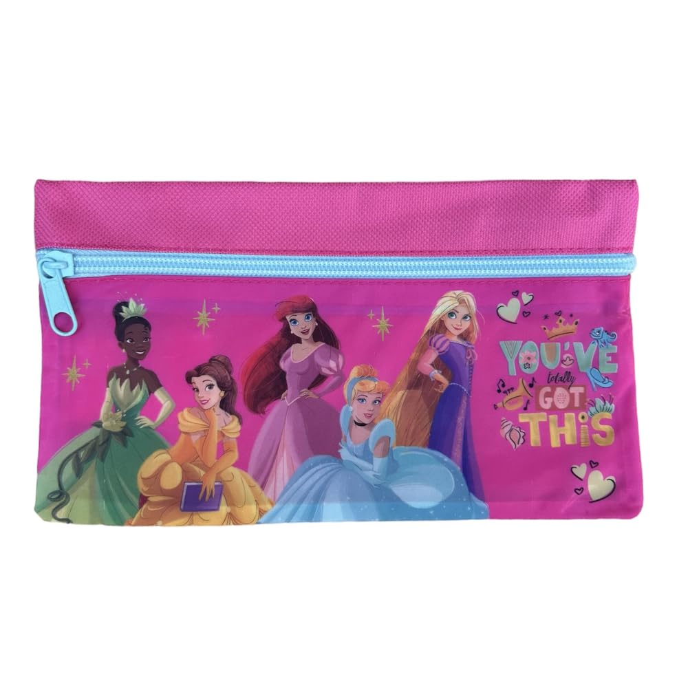 Tombolino School Pencil Case, School Stationery Bag, Pencil Case, Pencil Holder, Colours, pink, 21 x 11 x 1 cm, Pricnipesse