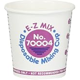 E-Z Mix EZX70004 Disposable Paper Mixing Cup (s - 1/4 Pint Cups 400), White