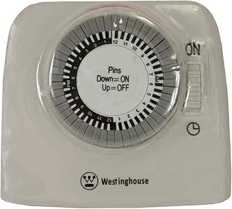 Westinghouse 2-Outlet Indoor 24 Hour Mechanical Timer for 2 Electrical