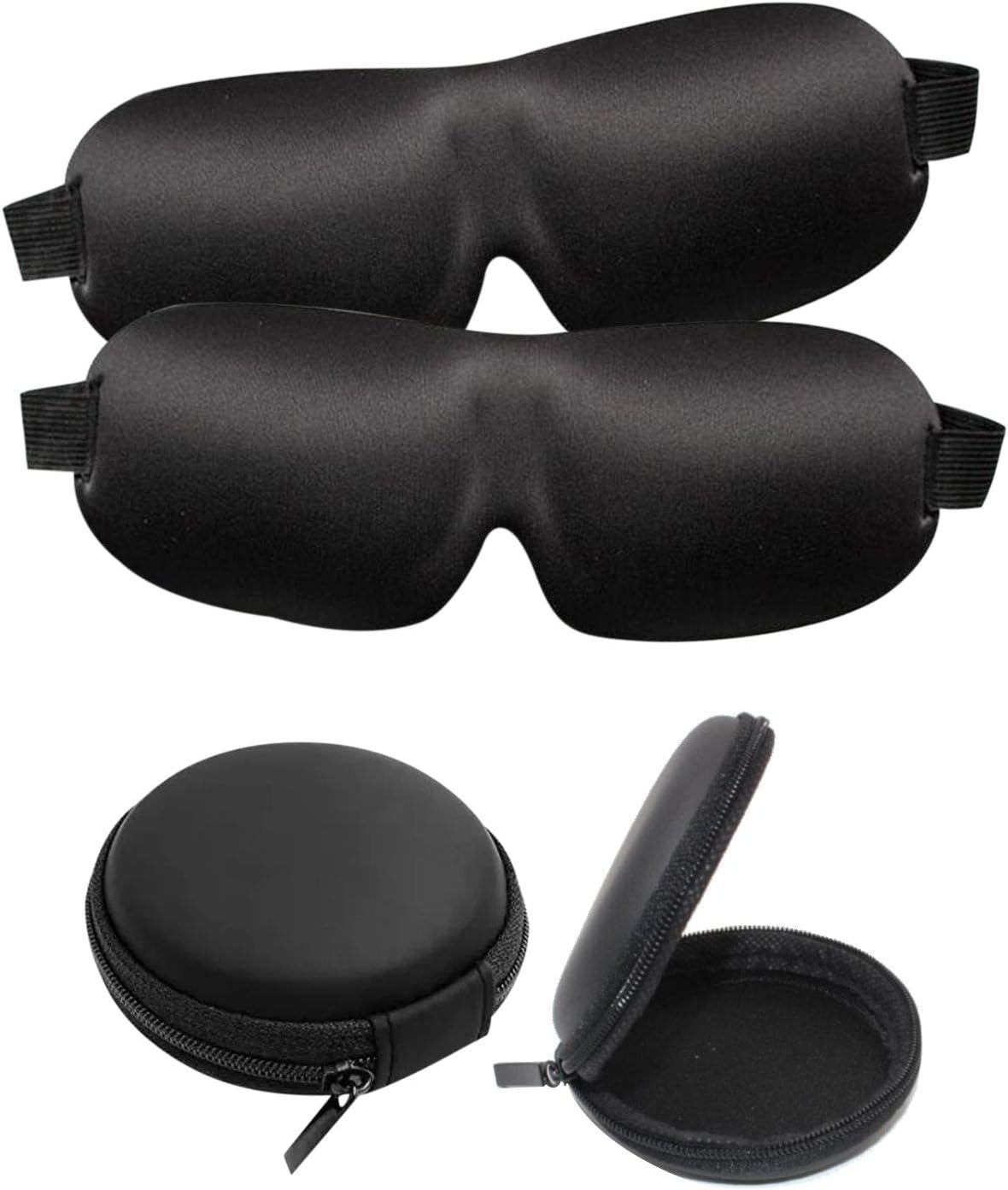 travel360 degree Earphone Cover with Eye Sleep Mask -2 Pieces Each