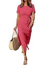 ANRABESS Women's 2025 Summer Maxi Tshirt Dress