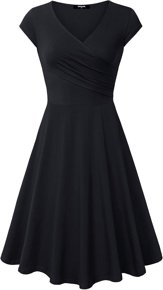 cap sleeve casual dresses