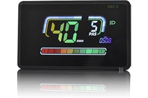 Mcezdy Ebike LCD Display, UART No. 2 Protocol, Colorful Cycling Computer APP Connection, with USB Charging Port, Panel Screen Bicycle Speedometer Odometer