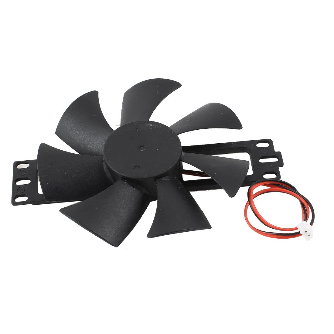 Photo 1 of uxcell DV 18V Plastic Cooling Fan for Induction Cooker Black