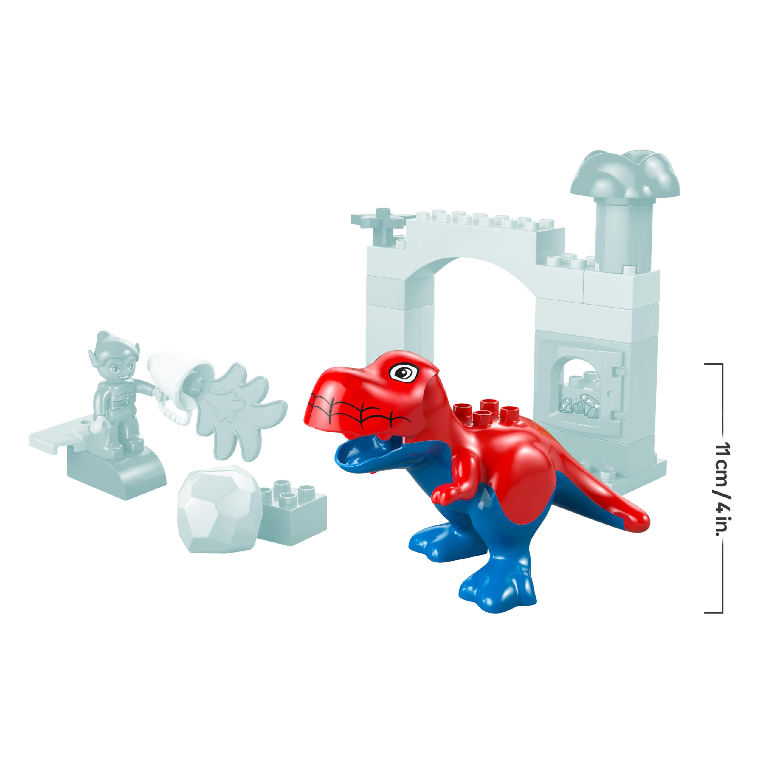 LEGO DUPLO | Spidey-Rex vs. Green Goblin - Feinmotorik Spielzeug für Kleinkinder - 2 Figuren inkl. Spidey-T-Rex - Superhelden Geschenk für Jungen ab 2 Jahren - 10463 8