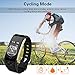 Toprime Fitness Tracker, Waterproof Heart Rate Monitor Sleeping Activity Tracker Sport Watch for Swimming Running, Pedometer for iPhone and Android Smartphones - Black