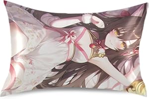 Sexy Fox Anime Contour Pillow case Standard Size Percale Cotton Pillow Cases fundas Queen 20x30 inches