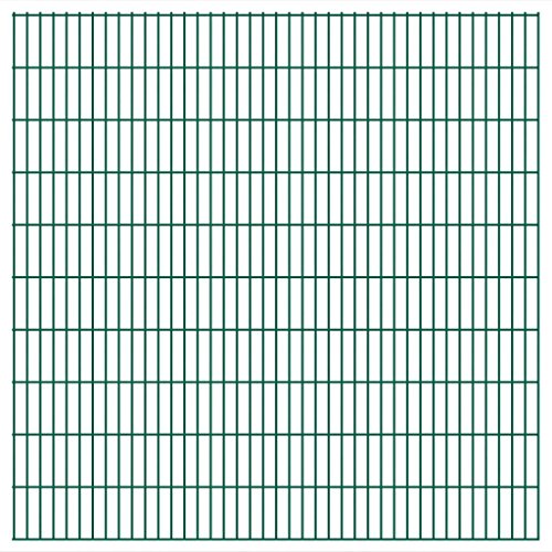 honglianghongshang Hauseinzäunung Zaunfelder Doppelstabmattenzaun Gartenzaun 2008x2030 mm 28 m Grün