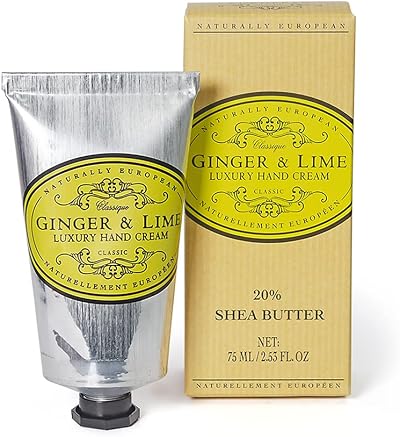 Naturally European Ginger Lime Hand Cream 75ml by Somerset Toiletry Co - Shea
