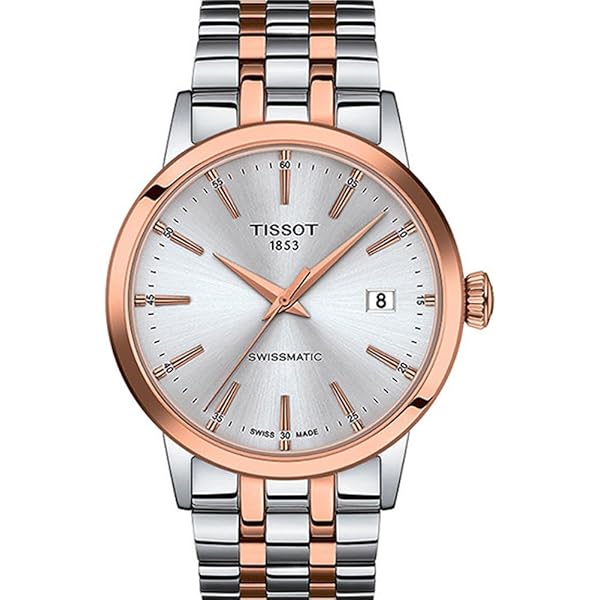 Amazon.com: Tissot mens Classic Dream Stainless Steel Dress Watch gold  T1294072203101 : Clothing, Shoes & Jewelry