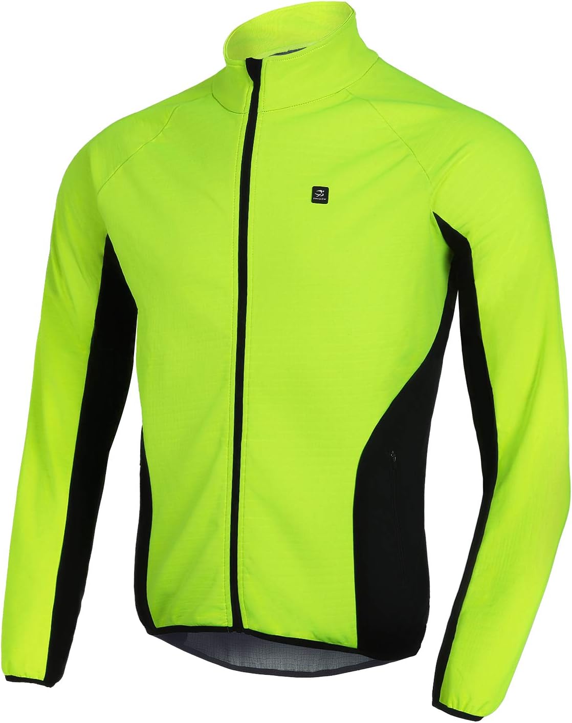 Swallow Men's Cycling Jacket Windproof Thermal Softshell Windbreaker Coat Winter for Running Biking