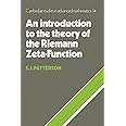 An Introduction to the Theory of the Riemann Zeta-Function (Cambridge Studies in Advanced Mathematics, Series Number 14)