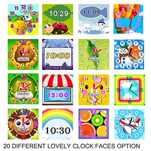 GBD Kids Game Smart Watches [AR Pro Edition] for Boys Girls Birthday Gifts with Touch Screen Pedometer Timer Camera Alarm Clock Sport Wrist Watch Indoor Outdoor Kids Electronic Learning Toy (Green) - Thumbnail 7