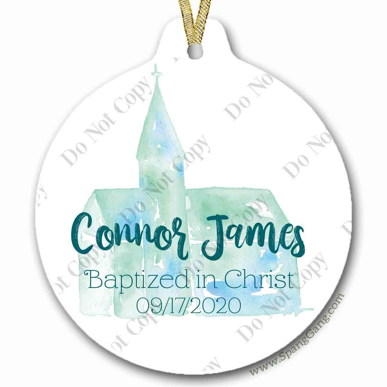Christening Gift for Boy, Boy Baptism Gift Ornament