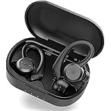 Coucur Wireless Earbuds, Bluetooth 5.1 Sport Headphones in Ear with Detachable Earhooks, Bluetooth Earbuds with Immersive Sou