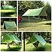ayamaya Hammock Rain Fly - Waterproof Tent Tarp 10x10 Foot Camping Backpacking Survival Shelter by Premium Lightweight Ripstop Fabric, Fast Set Up, Stakes and Ropes Included for Mom Dad