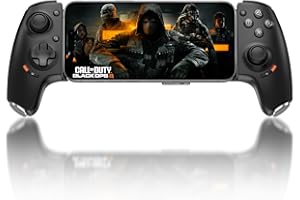 Joso Mobile Gaming Controller (USB-C) - Plug & Play with Hall Effect Joystick/Triggers, 2 Back Buttons/3.5mm Audio Jack, for Cloud/PS/Xbox/PC Remote Play, Universal Phone Gamepad