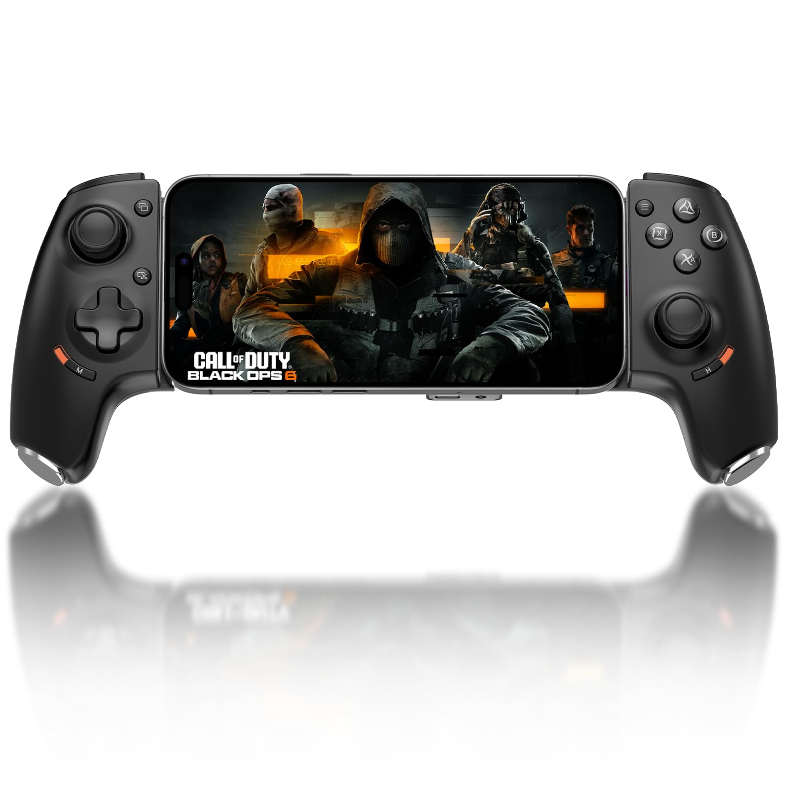 Joso Phone Controller für iPhone 15/iPhone 16 Serie für Android (USB-C), Remote Player Gamepad für PS5/PS4/Xbox Konsole mit Hall Effekt Joysticks/Hall Trigger, 2 Mappable Tasten, 3.5mm Audio Jack