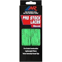 A&R Sports Pro-Stock Laces - Red, 84 Inches, Non-Waxed, Lightweight For Hockey Skates & Shoes