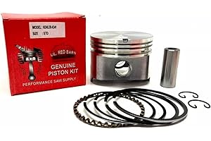 Lil Red Barn Compatible with Kohler K341 Chrome Piston Kit, 16HP Standard, Replacement Part 45-874-01-S