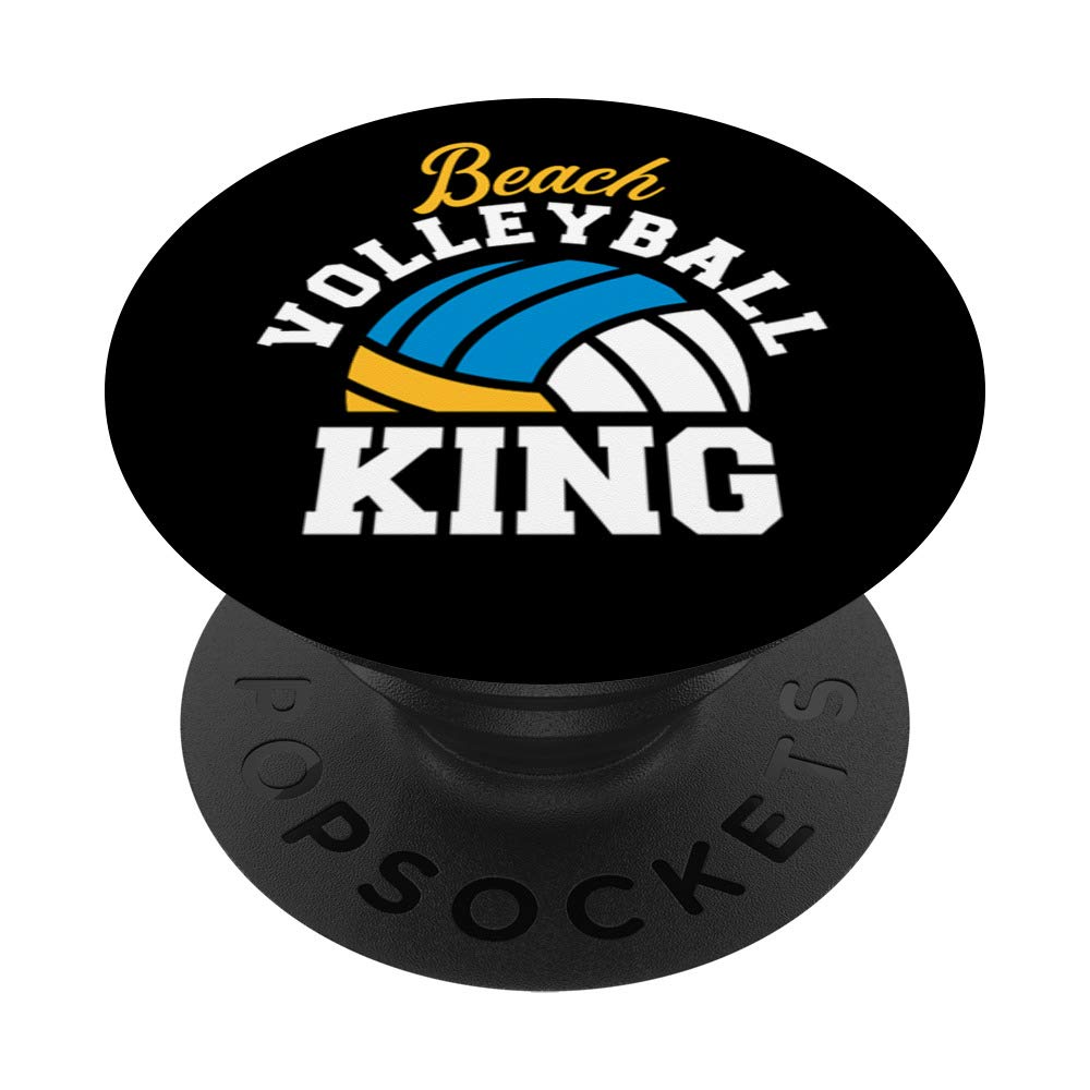 Beach volleyball king PopSockets Grip and Stand for Phones and Tablets