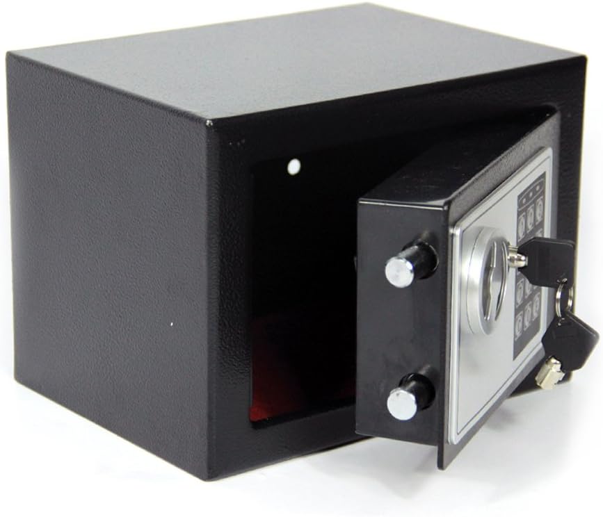 CDC⑧ 6.6L DIGITAL STEEL SAFE ELECTRONIC SECURITY HOME OFFICE MONEY CASH SAFETY BOX 2 KEYS, 6.6l Classic, 2.5M - Image 5