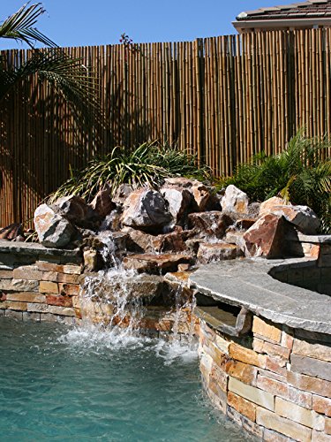 Backyard X Scapes Natural Rolled Bamboo Fence 1in D X 6ft H X