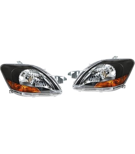Juego De Faros Delanteros Para Toyota Yaris Sedán 2007-2011 - Izquierdo Y Derecho, Estilo Original
