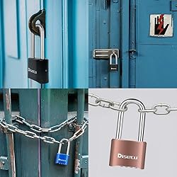 1 Pack disecu 4-Digit Heavy Duty Combination Lock