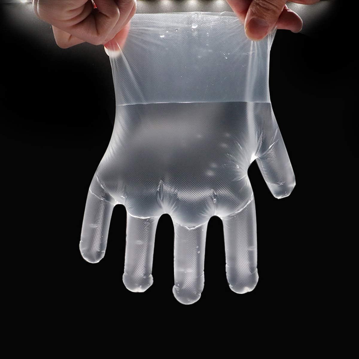 300 Pack Disposable Gloves Clear Powder Free Vinyl Household Cleaning Gloves
