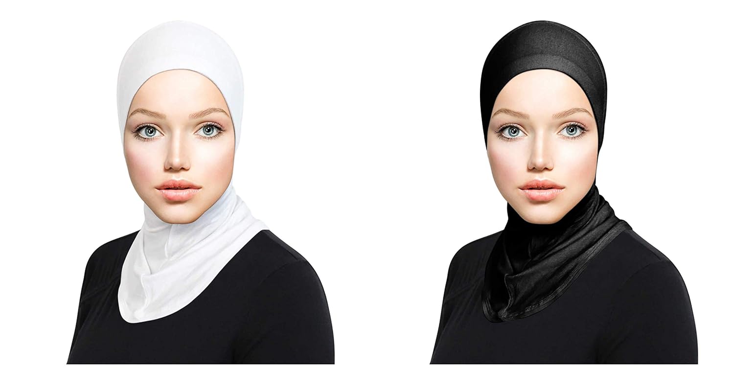 Amazoncom 2 Pack Ninja Hijabs Cotton Jersey Inner Hijab Neck Under