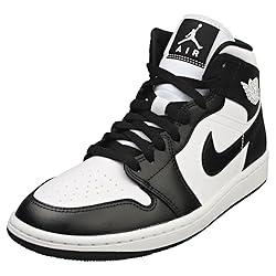 Jordan 1 Mid Women White/Black-Panda Mid DV0991-101