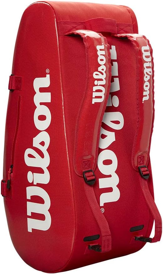 Wilson Super Tour 2 Compartment Large - Red/White : Sports & Outdoors